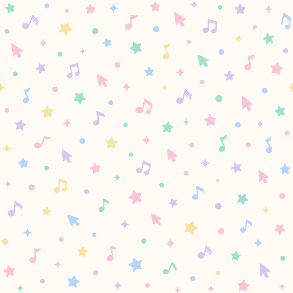 Cursors & Notes · Seamless Pattern